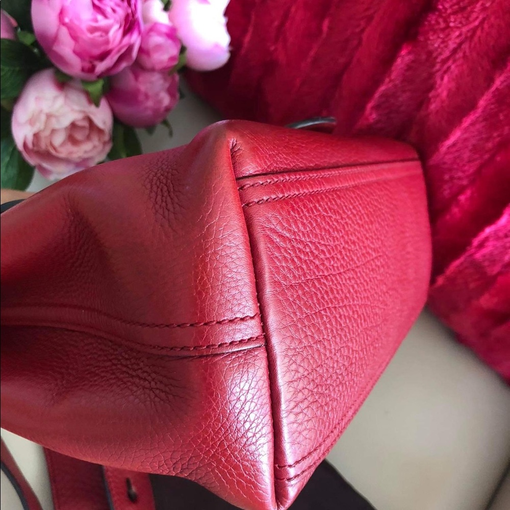 ❤️❤️SOLD❤️❤️Gucci GG marmont Borsa red leather shoulder bag - Picture 8 of 17